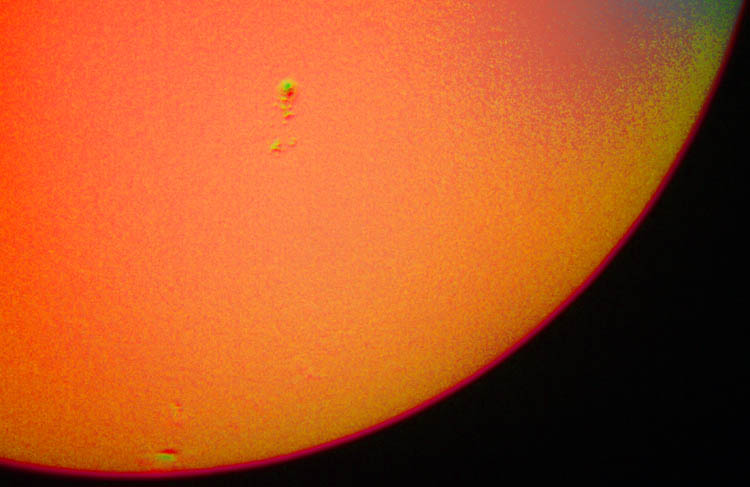 Sonnenflecken120627